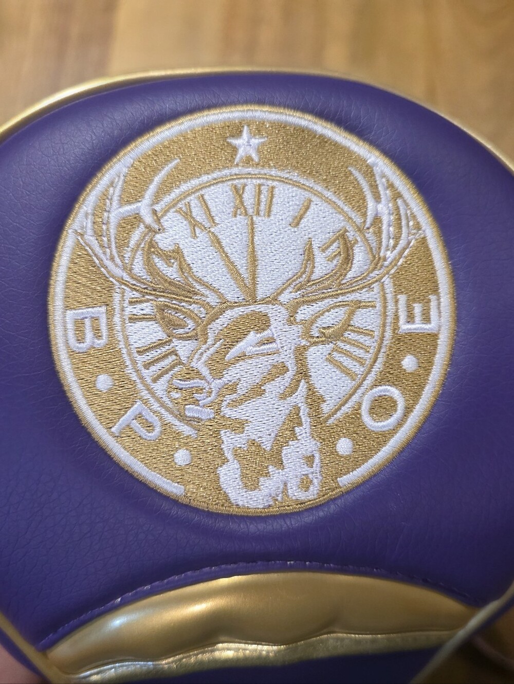 Benevolent and Protective Order of Elks B.P.O.E. Golf Club Cover WA State Purple